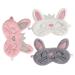 Bunny Eye Mask 3pcs Bunny Ears Eye Mask Eye Mask for Sleeping Eye Patches for Plush Rabbit Ears Child Bunny Eye Blinder