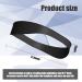 Hair Cutting Tool | Curved Silicone Haircut Band & Neckline Shaving Template | DIY Home Haircuts & Buzz Guide (Black - Buy Online on GoSupps.com