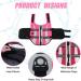 Emust Dog Life Vest - Lightweight Swimming Jacket for Small Medium & Large Dogs - Pink XL Rose for Safe Water Fun - Buy Online on GoSupps.com
