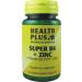 Health Plus Super B6 + Zinc : Vitamin B with Zinc Supplement : 30 Tablets in a Planet-Friendly 99% Recycled Pot