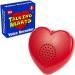 Voice Recordable Heart Button - 2 Minute Talking Plush Toy for Personalized Memory Bear or Baby Heartbeat Keepsake (Red) - Buy Online on GoSupps.com