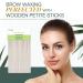 Clean + Easy Petite Waxing Sticks - 100 Count | Facial Hair Removal Applicator Spatulas - Buy Online on GoSupps.com