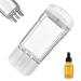 Applicateur d'Huile Capillaire Peigne Massant Distribuant l'Huile Portable - Petits Produits De Soins Personnels Pour Hommes Femmes Adolescents Jeunes Famille Et Amis Blanc