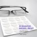 Glasses Nose Pads for Eyeglasses 24 Pairs Eye Glasses Soft Nose Pads Nosepads for Glass Eyeglasses Plastic Frames 19 x 8 mm - Buy Online on GoSupps.com