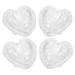 COHEALI 4pcs Heart Strawberry Mold Specialty Tools Strawberry Shaping Heart Shaped Fruit Mold Pp