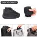 Rehomy Waterproof Shoe Covers | Non-Slip Silicone Rain Overshoes with Zipper | Outdoor Shoe Protector for Kids, Men, Women | Black L (EU 38-42) - Buy Online on GoSupps.com