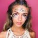 Crystal Face Stickers Glitter Acrylic Body Stickers Rhinestone Eyes Stickers Mermaid Body Jewels Rave Festival Face Stickers for Women and Girls Multi-colored10