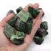 Natural Ruby Zoisite Raw Crystal Quartz Irregular Shape Ore Rock Minerals Specimen Magic Repair Rough Stone Home Decoration Natural Luster (Size : 200-300g)