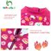UPF 50+ Sun Protection Baby Girl One Piece Swimwear Suit with Sun Hat | Toddler Swimsuit 18-24 Months - Rose - Buy Online on GoSupps.com