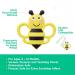 SWEETBEE Buzzy Bee Teether Toy - Multi-Textured, Soft & Soothing, BPA Free, Freezer & Dishwasher Safe - Buy Online on GoSupps.com