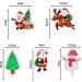 GULELAYAR 90PCS Christmas Cupcake Toppers Santa Claus Tree Snowman Cake Topper DIY Cake Insert Topper Christmas Toothpick Flags Cake Decorations for Christmas Party Holiday Supplies - Buy Online on GoSupps.com
