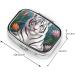 Cute White Tiger Pill Case | 2 Compartment Travel Pill Organizer | Small Pill Box for Purse & Gifts - Buy Online on GoSupps.com