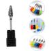 HAPINARY Nail Polisher Nail Bit Professional Drill Bits Cuticle Nail Drill Bit Safety Bits for Nail Drill Nail Tools Drill Bits for Nails Multipurpose Substitute Tungsten Steel Alloy 7x1.3cm As Shown 4 - Buy Online on GoSupps.com