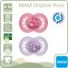 MAM Original LATEX Pacifier Set of 4 - Flowers & Friends for Girls | 6-16 Months | Includes 2 Sterilized Transport Boxes - International Shipping Available - Buy Online on GoSupps.com
