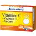 JUVAMINE - Vitamin C Vitamin D & Calcium - Energy - Guarantees 100% of the Daily Need for Vitamins C & D - 30 Effervescent Tablets - 1 Month Program