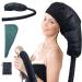 Bonnet Hood hairdryer Attachment: Blow Dryer Cap Bonnet for Hair Styling & Deep Conditioning & Hair Drying  Including Head Drying Cap & Storage Bag (Black)