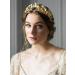 Jakawin Gold Leaf Wedding Crown & Tiara for Women - HB009 (Gold) - Buy Online on GoSupps.com