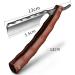 Buy Sustainable Cut Throat Razor - Wooden Straight Edge Razor for Men with Leather Case & Cover | Perfect Barber Shaving Tool - Buy Online on GoSupps.com