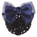 Bowknot Snood Net Net Hair Clip Net Hair Clip Barrette Hairnet Womens Bow Barrette Girls Hairdressing Snood Net Hairnet Hair Clip Bun Cover E16