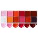 Lipstick Palette - Eyeshadow Palette - Moisturizing Kit Water Resistant Bright Shades High Pigmentation 12 Colors Lip Gloss Women Girls - Buy Online on GoSupps.com