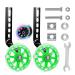 Support wheels bicycle support wheels for children universal support wheels for children's bike support wheels for adults auxiliary wheels for adults auxiliary wheel children's bike green/1PCs