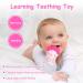 Vicloon Baby Bite Gloves & BPA-Free Bite Ring Toy | Soothes Gums for 0-6 Months | Soft Safe & Durable - Buy Online on GoSupps.com