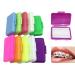Braces wax orthodontic wax for braces pre -cut orthodontic wax tooth wax protective wax for braces dental wax for braces 10 color 10 taste