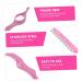 Minkissy 11-Part Hair Cutting Tool Holder & Thinning Razor Set - Pink Salon Hairdresser Styling Tools - Buy Online on GoSupps.com