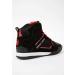 Gorilla Wear Troy High Top Bodybuilding Shoes for Men - Black/Red Sport Training & Workout Footwear - Comfortable & Stylish - EU Size 38 - Buy Online on GoSupps.com