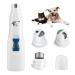 AMIR Dog Nail Grinder Pet Nail Clippers Gentle Paws Electric Nail Grinder Grooming Kit Ultra Quiet Pet Nail Trimmer for Dogs Cats Pet and Other Medium & Small Pets