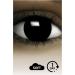 FXCONTACTS Halloween Black Colored Contact Lenses - Prescription-Free 2 Pieces (1 Pair) for Spooky Looks - Buy Online on GoSupps.com