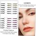 OHPHCALL Makeup Brishes 6Pcs Eyeliner glitter stickers makeup tape double eyelid tape Double Eyelid Strips cosmetics eyelash - Buy Online on GoSupps.com
