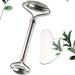 Buy Mknzome 2 in 1 Stainless Steel Gua Sha & Facial Roller - Best Face Massage Device for Eye Swelling & Skin Tightening | Skincare Massager | International Shipping - Buy Online on GoSupps.com
