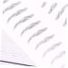 FOMIYES 6 Sheets Pairs Stickers Waterproof Grooming Eyebrow Stickers Transfer Stickers Miss Supplies Simple - Buy Online on GoSupps.com