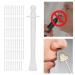 Nasal Wax Pencils - 60 One-Way Nose Hair Removal Applicators | Plastic Wax Pens & Spatulas for Travel | Perfect for Lips & Eyebrows - Buy Online on GoSupps.com