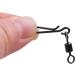 Fishing Swivels Snaps Kit - 60/200pcs Quick Clips Barrel Snap Swivel Rolling Swivel for Freshwater Saltwater Trolling Fishing - Fishhooks Connector 8#-60pcs - Buy Online on GoSupps.com
