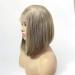 Short Straight Front Lace Wig for Women - Soft Chemical Fiber Hair with Adjustable Buckle - International Shipping Available - Buy Online on GoSupps.com