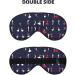 SSIMOO Ballroom Dance Eye Mask | Soft Breathable Sleep Patch for Women | Perfect for Travel & Relaxation - Black - Buy Online on GoSupps.com