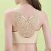Routinfly Women's Comfort Push-Up Sports Bra - Stretch Underwear Cross Back Soft Bralette in Beige for Ultimate Wellbeing - Buy Online on GoSupps.com