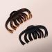 Kitsch Jumbo Octopus Hair Claw Clips for Thick Hair - 2pc Set in Tortoise & Black | Hair Styling Accessories for Women - Buy Online on GoSupps.com