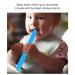 Portable Hollow Chewing Tooth Tube for Toddlers - Soft Textured & Bright Blue - Buy Online on GoSupps.com