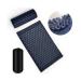 SJLS Massager Cushion Relieve Stress Back Body Yoga Mat Acupressure Pain Spike Mat Acupuncture Mat Yoga Mat Massager Pad (Color : Navy Blue Set)