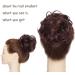 Natural Black & Dark Auburn Updo Ponytail Hair Extensions - Curly Wavy Hairpieces for Women - Buy Online on GoSupps.com