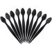 10 Pcs Lip Scrub Brush, Ooloveminso Silicone Black Lip Scrubber Exfoliator Tool, Soft Double-Side Lip Brush Exfoliating for Dark Lips, Lip Care and Beauty