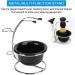 Premium Homeriy Shaving Soak Set - Metal Multifunctional Shaving Brushes & Practical Beard Remover Stand for Men - Buy Online on GoSupps.com
