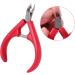 SJLS 1pc Nail Art Red Stainless Steel Cuticle Manicure Cutter Nippers Clipper Tool Cuticle Scissor Trimmer Manicure Tool (Color : Red) - Buy Online on GoSupps.com