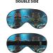 3D Underwater World Fish Dolphi Print Double-Sided Eye Mask Soft and Light Blocking for Enhancing Sleep Quality - Buy Online on GoSupps.com