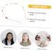 Baluue Strawberry Headband Carrot Hair Hoops Headdress Strawberry Hair Band Strawberry Hair Clip Fancy Headpiece Headbands Lace Cute Hairbands Pearl Hair Tie Seashell Fruit Alloy (iron) - Buy Online on GoSupps.com
