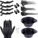 Coloring hair coloring set 20 parts DIY Beauty Salon Tool Kit brush comb hair tanning shell dyeing ear covering gloves for DIY salon hair dye hairdresser accessories