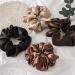 6 Pcs Silk Hair Scrunchies Hair Ties Set - Classic Color Hair Elastic Bracelet Ponytail Holders for Women and Girls - 4.5 Inch (Pack of 6) - Buy Online on GoSupps.com